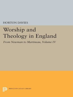 cover image of Worship and Theology in England, Volume 4